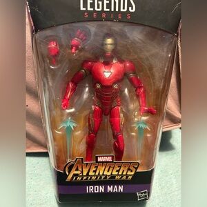 Marvel Iron Man Figure in Red and Gold
